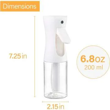 Continuous Spray Bottles - Hair and Cleaning Mist 2 Pack