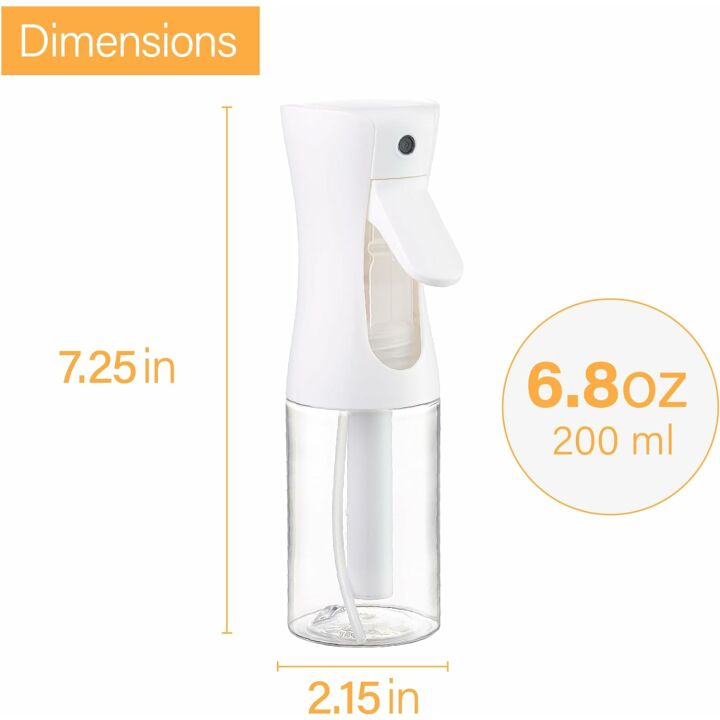 Continuous Spray Bottles - Hair and Cleaning Mist 2 Pack