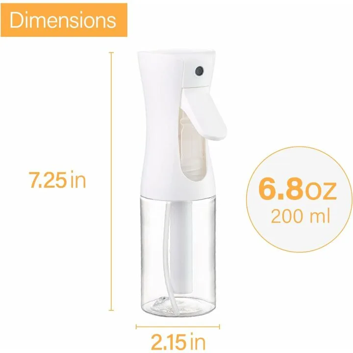 Continuous Spray Bottles - Hair and Cleaning Mist 2 Pack