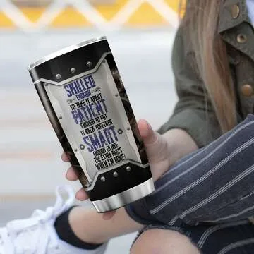 Personalized Mechanic Tumbler - Custom Travel Mug