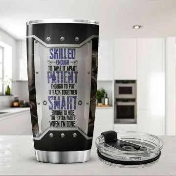 Personalized Mechanic Tumbler - Custom Travel Mug