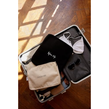 Two-Sided Travel Laundry Bag for Clean & Dirty Clothes