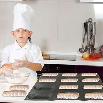 Bluedrop Silicone Baby Sandwich Forms Non Stick Mold 12 Caves