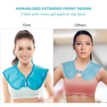 Comfytemp Ice Pack for Neck Shoulders - Reusable Cold Therapy