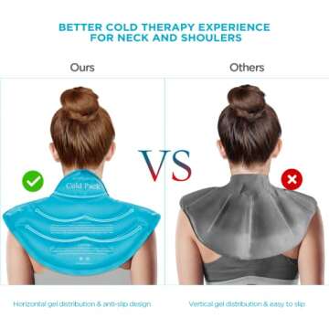Comfytemp Ice Pack for Neck Shoulders - Reusable Cold Therapy