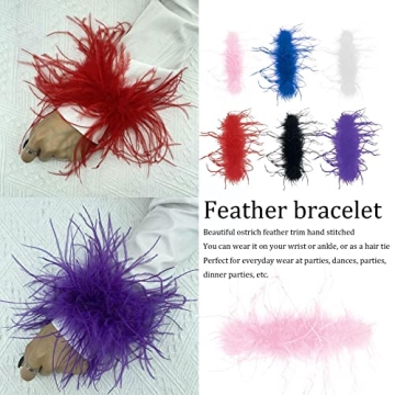 Women's Eco-Friendly Feather Slap Bracelets - 14 Colors