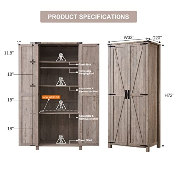 OKD Storage Cabinet 32'' for Stylish Home Organization