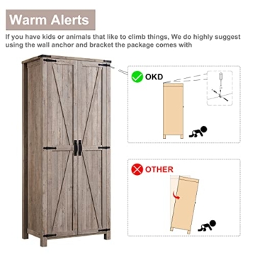 OKD Storage Cabinet 32'' for Stylish Home Organization