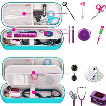 BOVKE Stethoscope Case with Pocket for Nurse Accessories