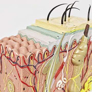 Benilev Skin Model – 50X Anatomical Skin Structure