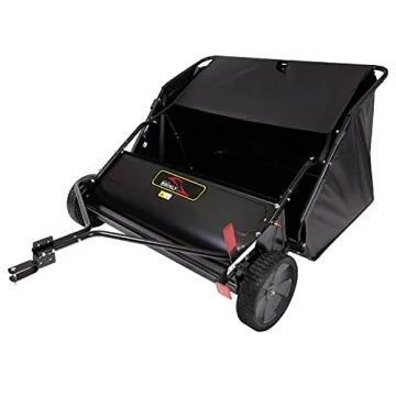 Brinly 42" Tow-Behind Lawn Sweeper | USA-Made Universal Hitch for Effortless Yard Cleanup