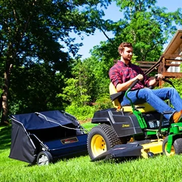 Brinly 42" Tow-Behind Lawn Sweeper USA-Made Universal Hitch