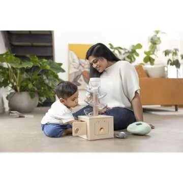 Lovevery | The Babbler Play Kit, Birthday Play Kit, Montessori Toddler Toy, 8 Play Products, 1 Board Book, and Play Guide (Best Birthday Gift for 1 Year Old)