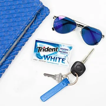 Trident White Peppermint Sugar Free Gum - 9 Packs