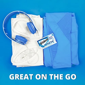 Trident White Peppermint Sugar Free Gum - 9 Packs