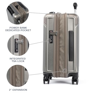 Travelpro Premium Carry-On Luggage with USB Ports