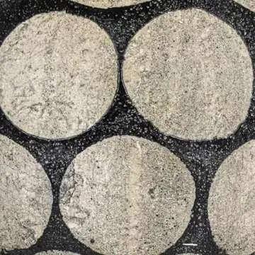 Creative Co-Op Terracotta Vase with Wax Relief Dots, Black and Natural