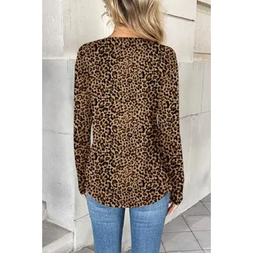 Trendy Zeagoo Women's V-Neck Long Sleeve Tops for 2025