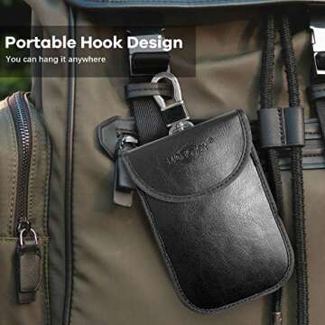 MONOJOY Faraday Bags Key Fob Protector: Faraday Bag Car Key Fob Signal Blocker RFID Key Fob Protector Faraday Key Fob