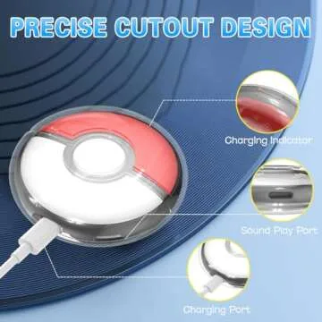 Protective Clear Case for Pokemon GO Plus Plus 2023