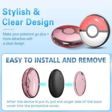 Protective Clear Case for Pokemon GO Plus Plus 2023