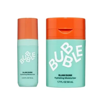 Bubble Skincare Slam Dunk Bundle - Hydrating Face Cream for Dry Skin Made with Vitamin E + Aloe Vera...