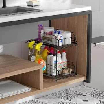 SUEH DESIGN Under Sink Organizer for Kitchen & Bathroom