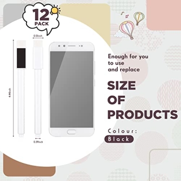 12 Pack Magnetic Dry Erase Markers with Eraser Caps