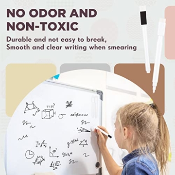 12 Pack Magnetic Dry Erase Markers with Eraser Caps