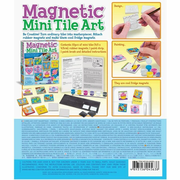 4M Magnetic Mini Tile Art Kit for Ages 8+