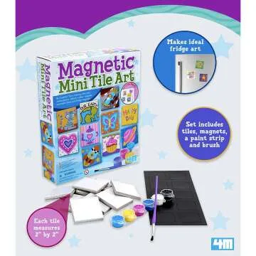 4M Magnetic Mini Tile Art Kit for Ages 8+