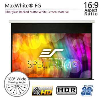 Elite Screens Spectrum2 110-inch Motorized Projection Screen