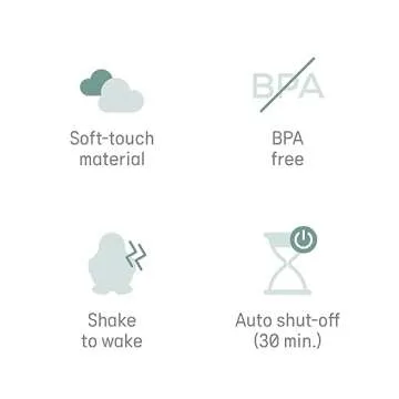 Angelcare Baby Bath & Room Thermometer - Happy Seal, Grey, BT-01-SEAL-US