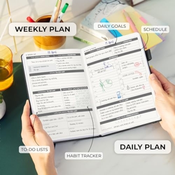 Clever Fox Daily Planner - Undated 6-Month Organizer