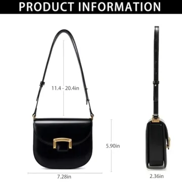 Elegant LAFESTIN Small Leather Crossbody Bag for Women