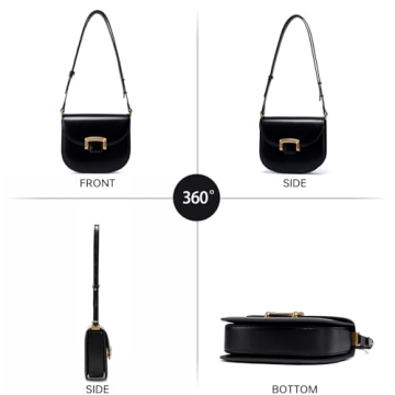 Elegant LAFESTIN Small Leather Crossbody Bag for Women