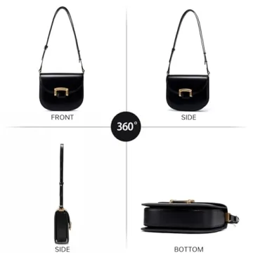 Elegant LAFESTIN Small Leather Crossbody Bag for Women