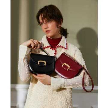 Elegant LAFESTIN Small Leather Crossbody Bag for Women