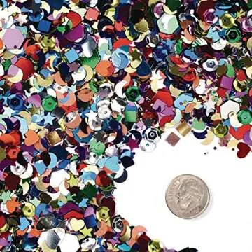 Colorations Glitter Confetti for Crafts and DIY Projects