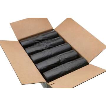 Durable Eco-Friendly 55 Gallon Trash Bags by Top Knot