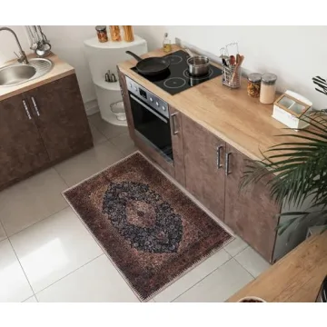 Keen Home Design 2x3 Rug - Vintage Machine Washable, Durable, Non-Slip