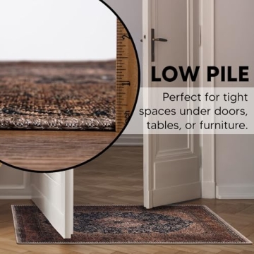 Keen Home Design 2x3 Rug - Stylish, Washable, Non-Slip