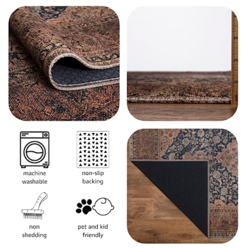 Keen Home Design 2x3 Rug - Stylish, Washable, Non-Slip