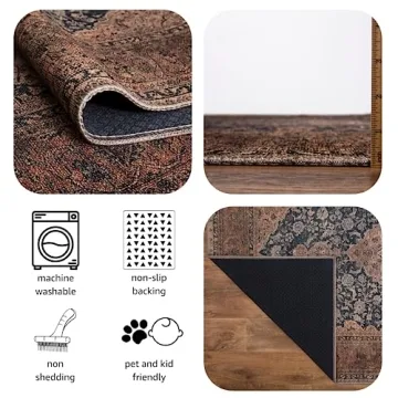 Keen Home Design 2x3 Rug - Stylish, Washable, Non-Slip