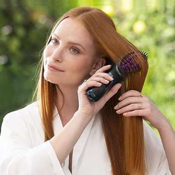 DAFNI Allure Portable Hair Straightening Brush for Effortless Styling