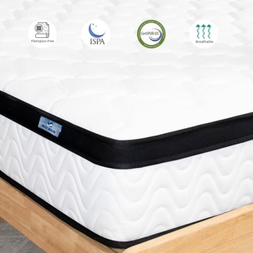 MOLBIUS Queen 10 Inch Hybrid Mattress | Comfort & Support