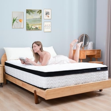 MOLBIUS Queen 10 Inch Hybrid Mattress | Comfort & Support