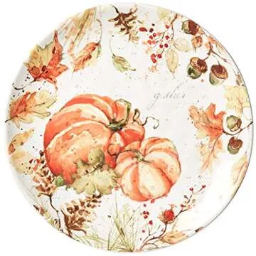 Harvest Splash Dinnerware Set - Service for 4, Beautiful Design