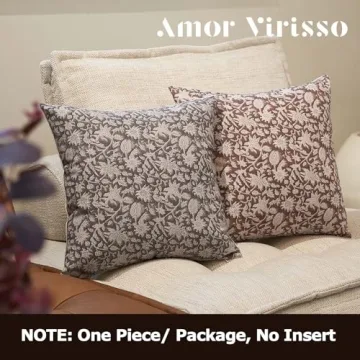 Amor Virisso Floral Throw Pillow Covers Farmhouse Decor