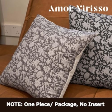 Amor Virisso Floral Throw Pillow Covers Farmhouse Decor